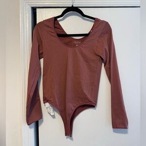 NWT Maroon Seamless Bodysuit